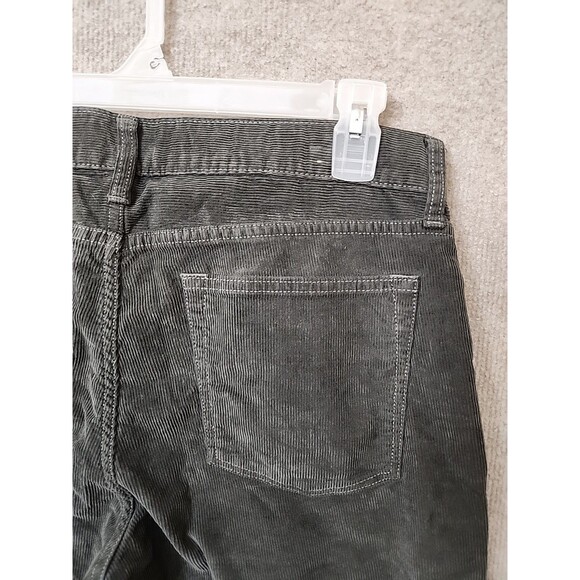J CREW 484 Slim Leg Corduroy Pants Mens 32x34 Gray Stretch - Picture 5 of 9